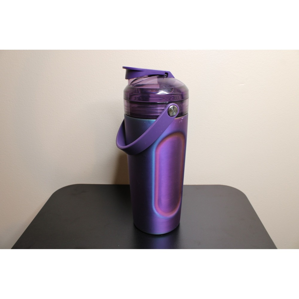 BruMate MultiShaker 26oz Insulated Protein Shaker Bottle Purple Iridescent